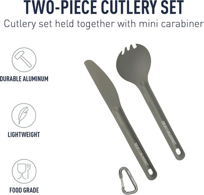 Sea to Summit Alpha Light Spork and Knife Set - Shop  Camping Utensil Sets at  Trekaline