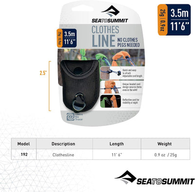 Sea to Summit Lite Line Clothesline - Shop  Clotheslines at  Trekaline