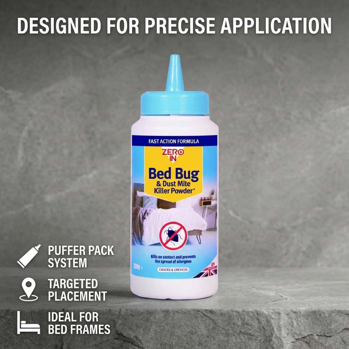 STV Zero In Bed Bug and Dust Mite Killer Powder 250 g