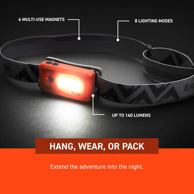 Survive Outdoors Longer Venture Rechargeable Headlamp