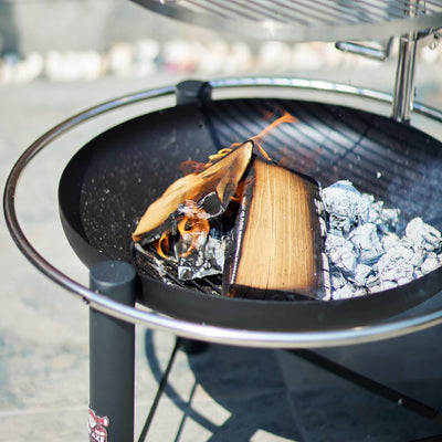 Bad Axe The Hunter Fire Pit with Adjustable Grill - Shop  Fire Pits at  Trekaline