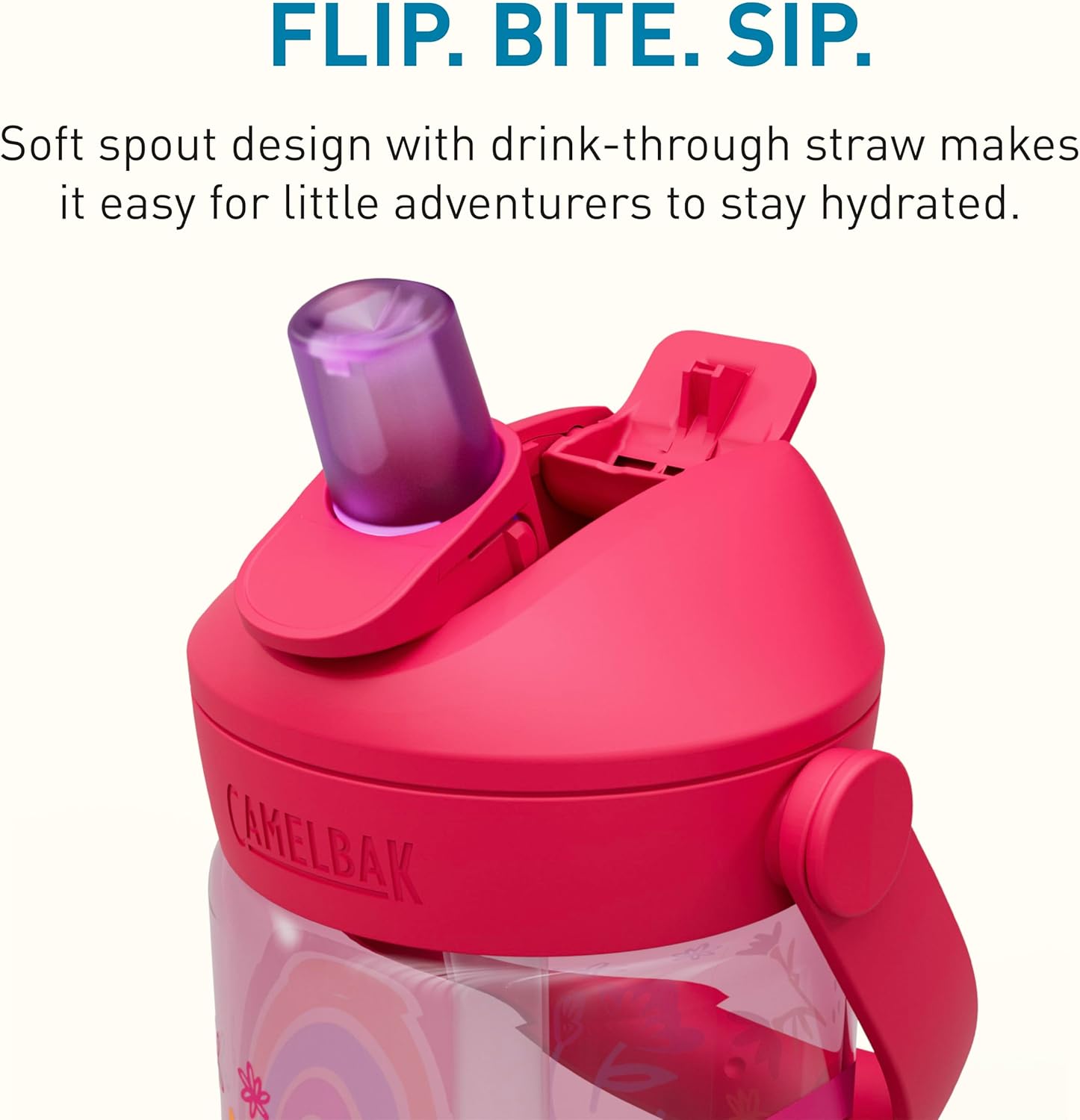 Camelbak Thrive Flip Straw Bottle 14 oz -Kids - Shop  Water Bottles at  Trekaline