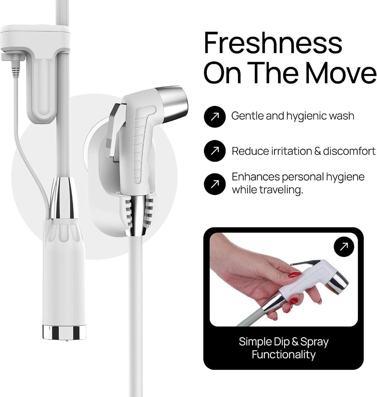 Hygiene Collective Jet Portable Travel Bidet - Shop  Camp Toilets at  Trekaline