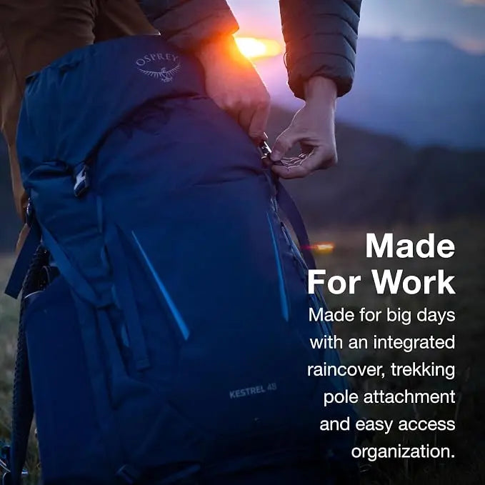 Osprey Kestrel 38 Backpacking Pack - Men - Shop  Backpacking Packs at  Trekaline