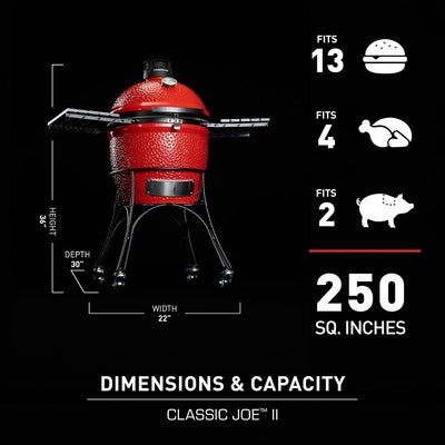 Kamado Joe Classic Joe Series II 18-inch Ceramic Grill