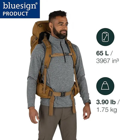 Osprey Rook 65 Backpacking Pack - Men - Shop  Backpacking Packs at  Trekaline