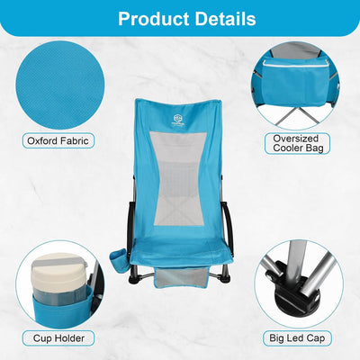 Procamp Low Profile Ventilated Beach Chair - Shop  Camp Chairs at  Trekaline