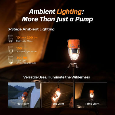 Flextail Max Pump 3 Portable Advanced Air Pump Lantern - Shop  Air Pumps at  Trekaline
