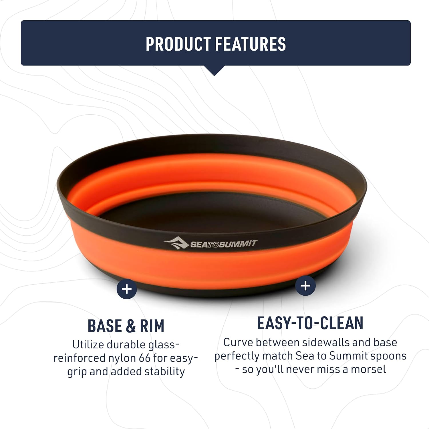 Sea to Summit Frontier Ultralight Collapsible Bowl - Shop  Camping Bowls at  Trekaline
