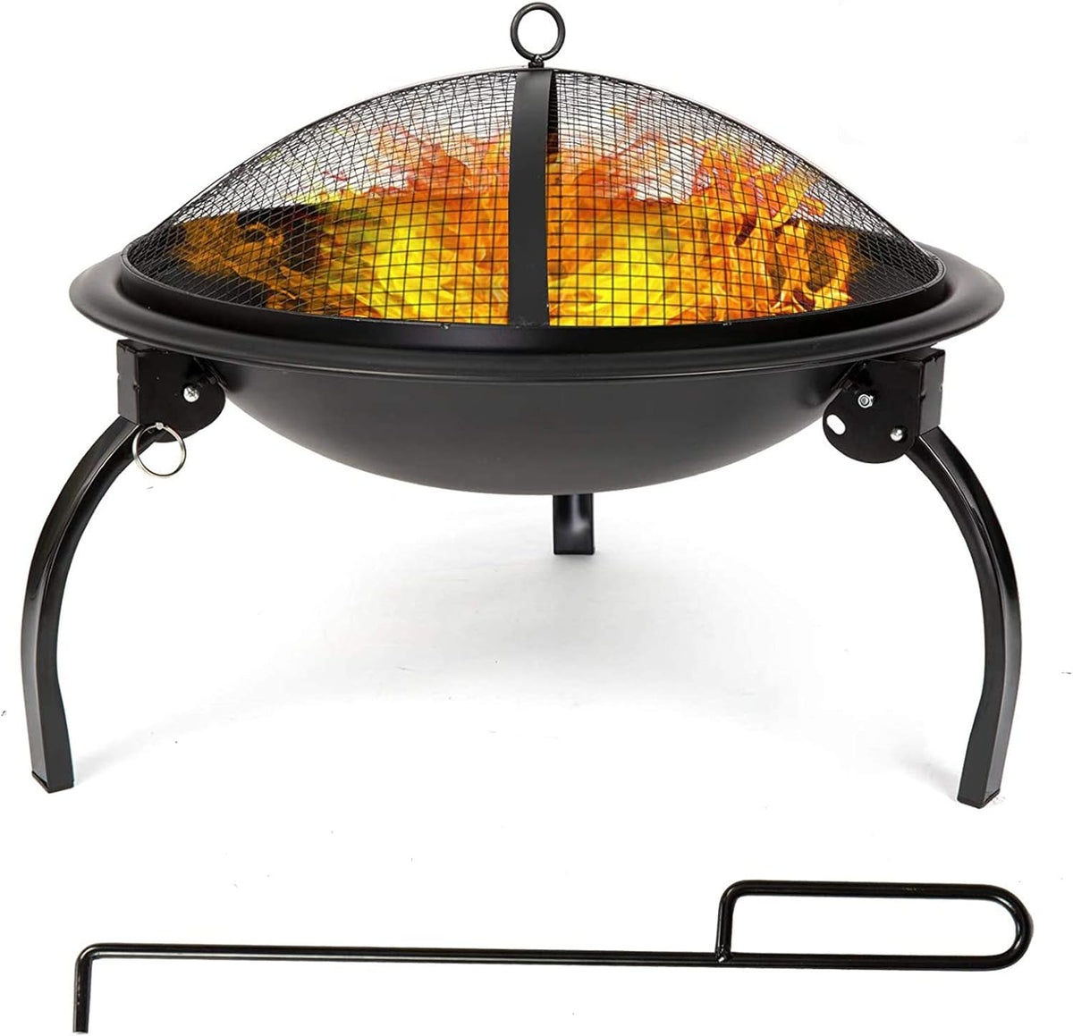 Procamp Folding Round Outdoor Fire Pit - Shop  Grill and Fire Pit Accessories at  Trekaline
