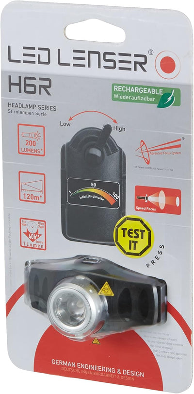 Ledlenser H6R Rechargeable Headlamp - Shop  LED Headlamps at  Trekaline