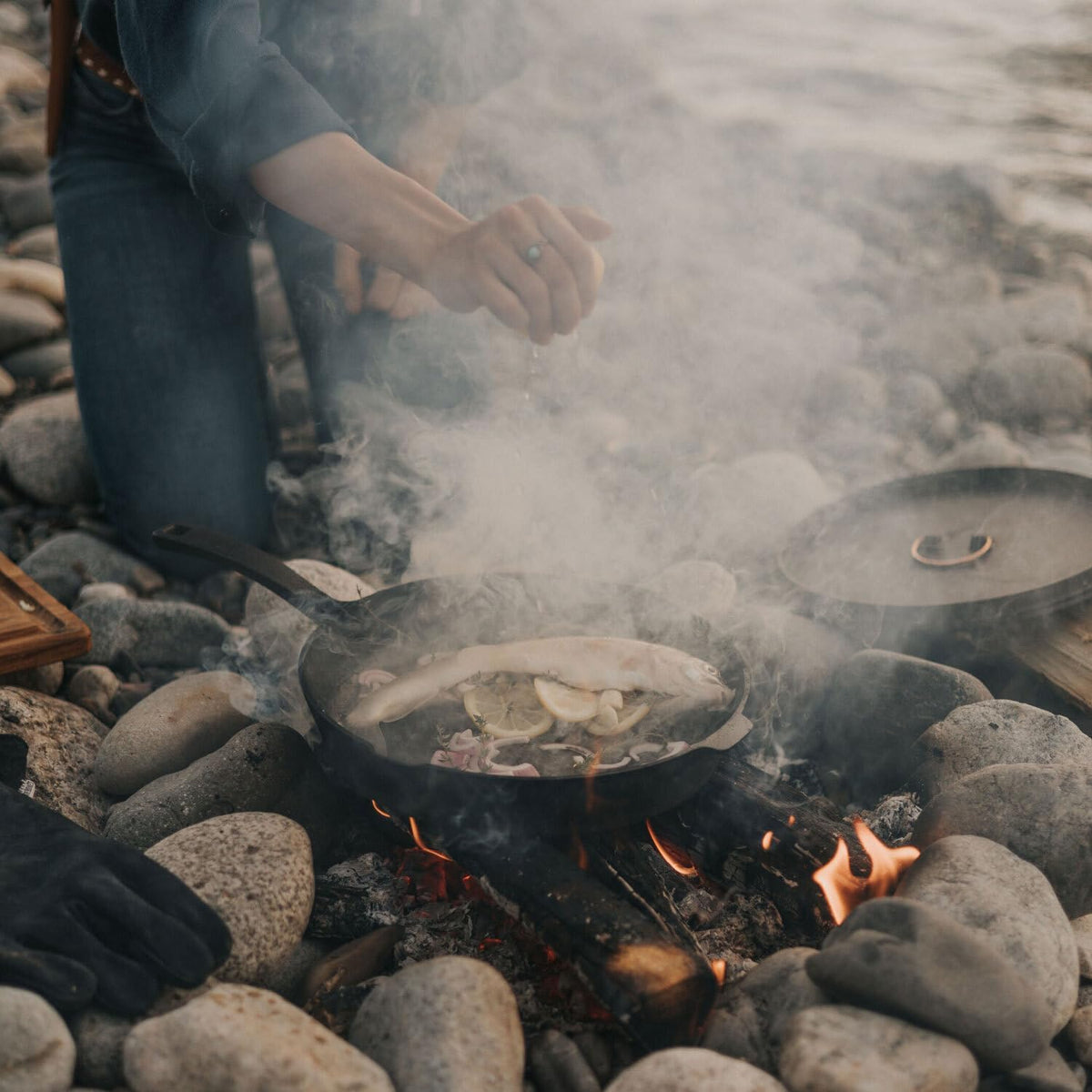 Barebones All in One Cast Iron Skillet - Shop  Frying Pans at  Trekaline