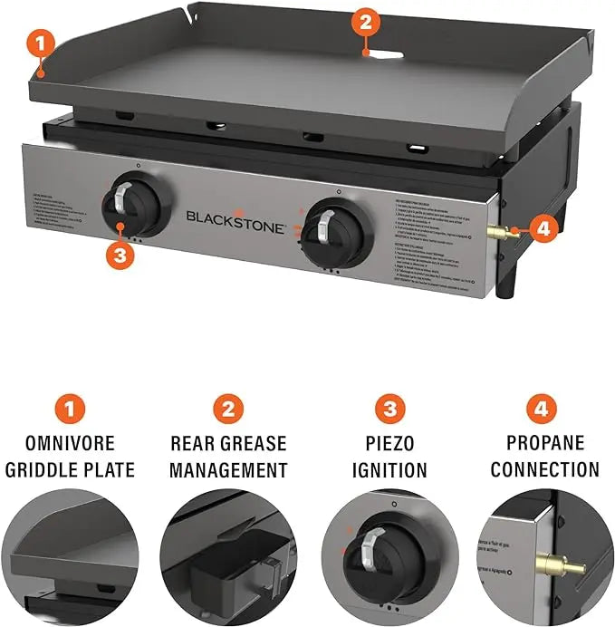 Blackstone 22 Inch Table Top Griddle - Shop  Griddles at  Trekaline