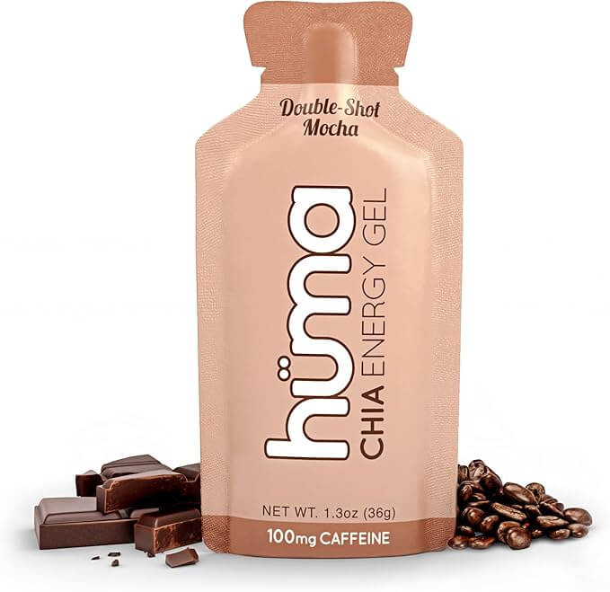 Huma Chia Energy Gel Double Shot Mocha single pack