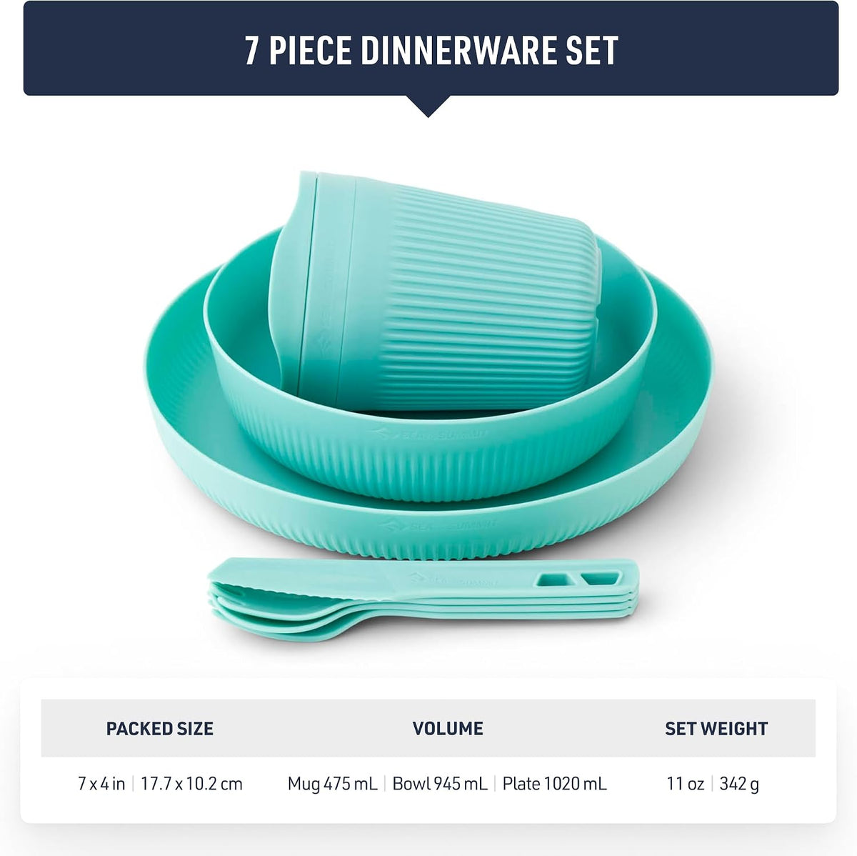Sea to Summit Passage Dinnerware Set 7 Piece - Shop  Camping Utensil Sets at  Trekaline