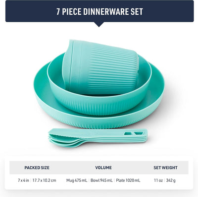 Sea to Summit Passage Dinnerware Set 7 Piece - Shop  Camping Utensil Sets at  Trekaline