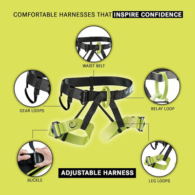 Edelrid Joker Adjustable Sit Harness - Shop Climbing Harnesses at Trekaline
