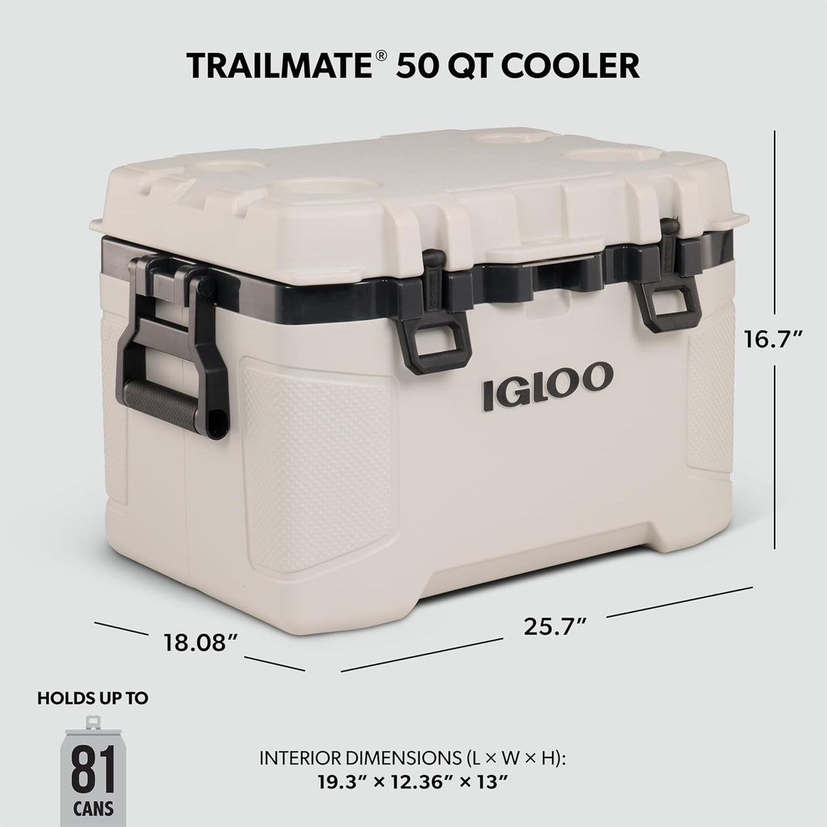 Igloo Trailmate Hard Cooler Box 50 Quart - Shop  Hard-sided Coolers at  Trekaline