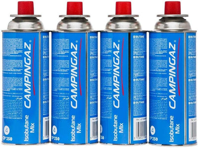 Campingaz CP250 Isobutane Gas Cartridge 4 Pack - Shop  Fuel Canisters at  Trekaline