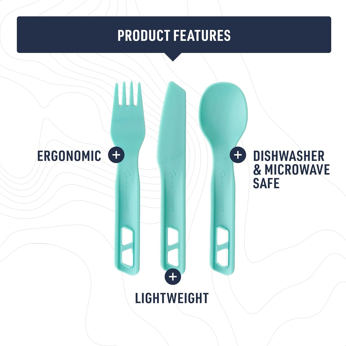 Sea to Summit Passage Cutlery Set Knife Spoon Fork - Shop  Camping Utensil Sets at  Trekaline