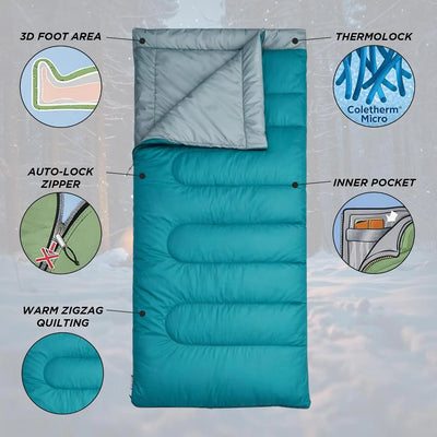 Coleman Atlantic Lite 10 Sleeping Bag - Shop  Camping Sleeping Bags at  Trekaline