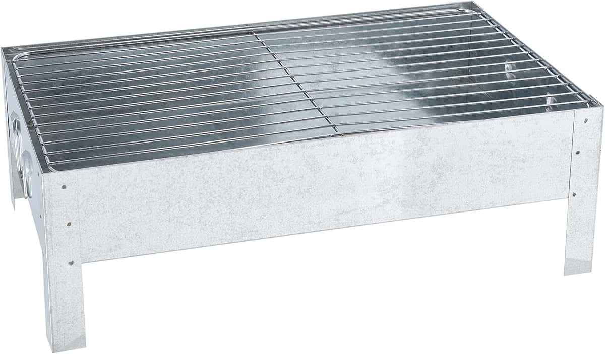 Procamp Portable Aluminum Charcoal Grill for camping and outdoor BBQs, compact and efficient cooking station at Geardoor.