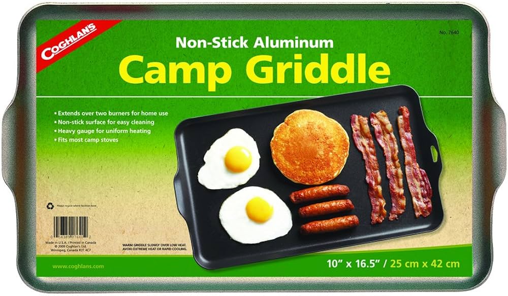 Coghlan's Non-Stick Aluminum Camp Griddle - Shop  Griddles at  Trekaline