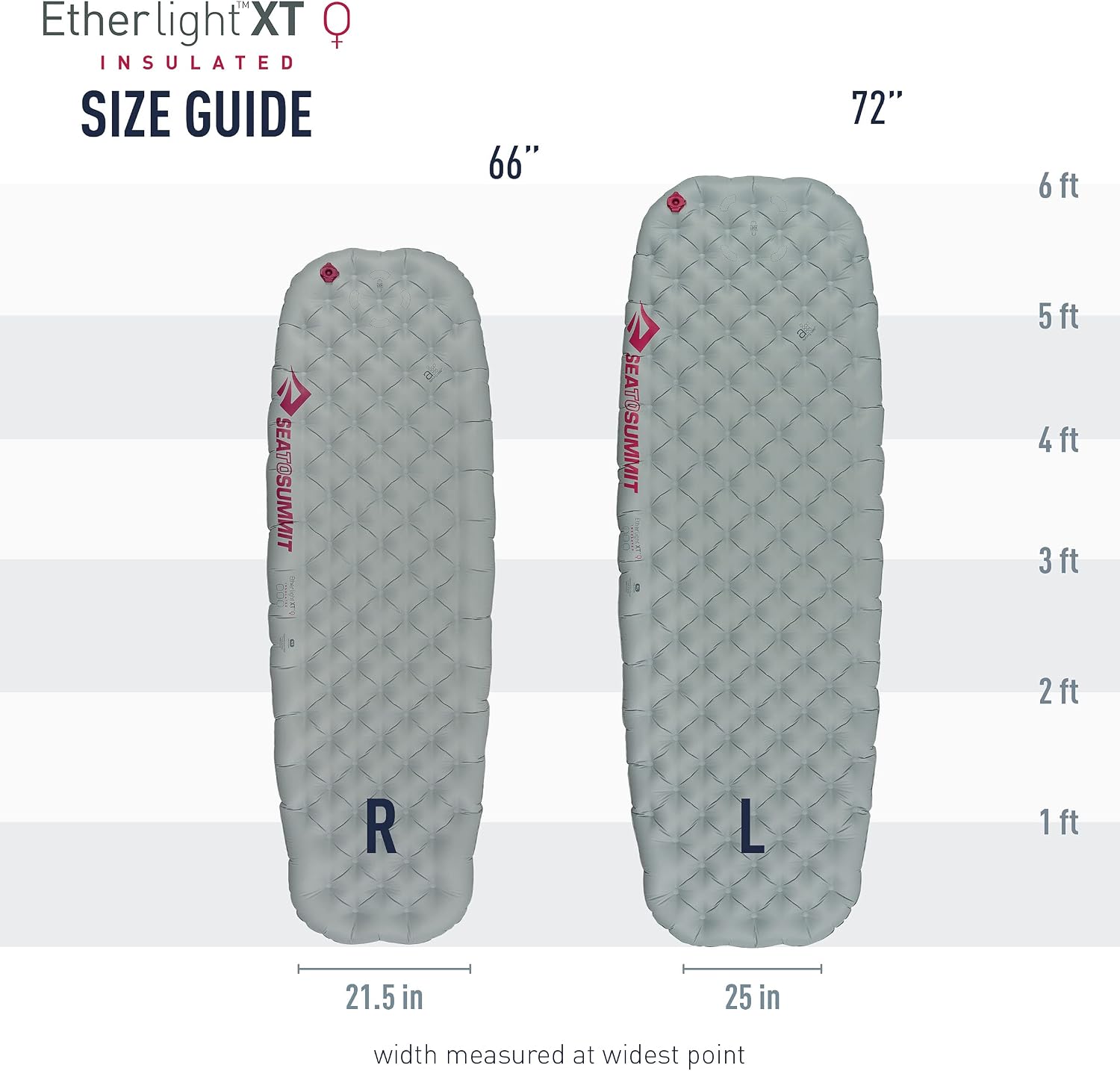 Sea to Summit Ether Light XT Mat - Women - Shop  Air Pads at  Trekaline