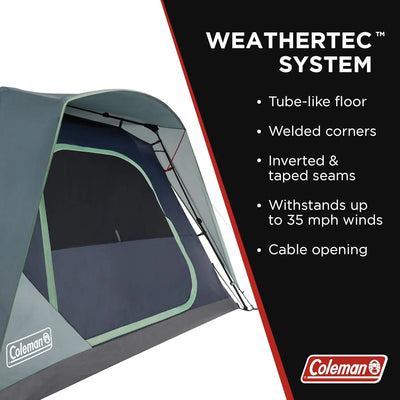 Coleman Instant Skylodge Camping Tent 6 Person - Shop  Camping Tents at  Trekaline