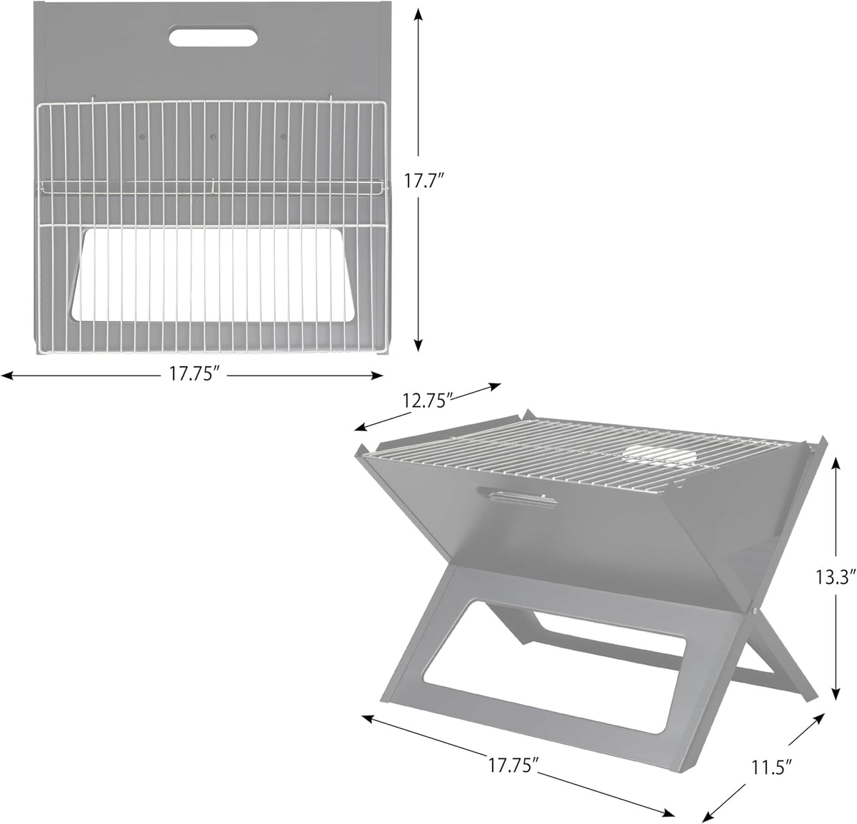 Procamp Portable Notebook BBQ Grill - Shop  Charcoal Grills at  Trekaline