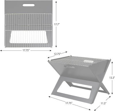 Procamp Portable Notebook BBQ Grill - Shop  Charcoal Grills at  Trekaline