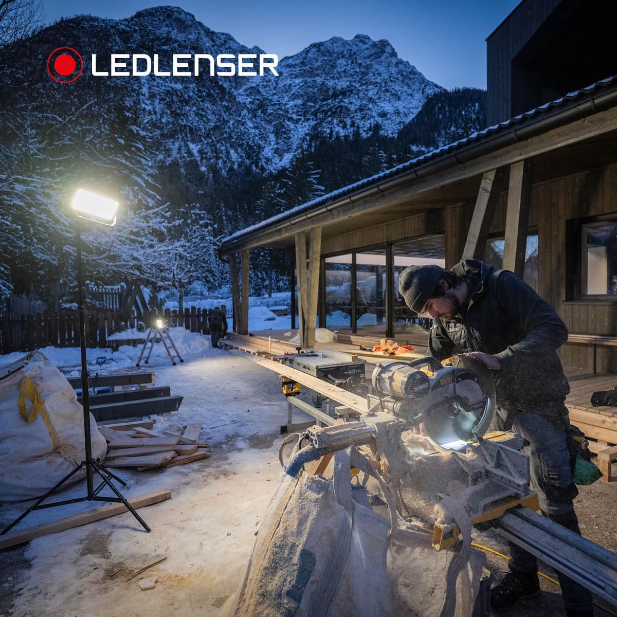 Ledlenser AF12R Work Rechargeable Floodlight - Shop  Outdoor Lighting at  Trekaline