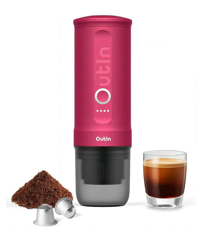Outin Nano Portable Espresso Machine - Crimson Red