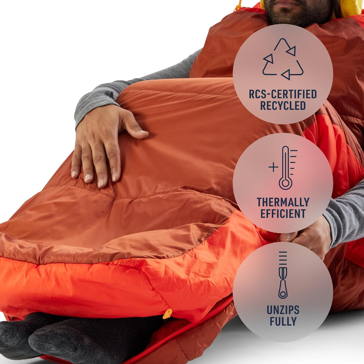 Sea to Summit Hamelin Synthetic Sleeping Bag 15 F - Shop  Camping Sleeping Bags at  Trekaline