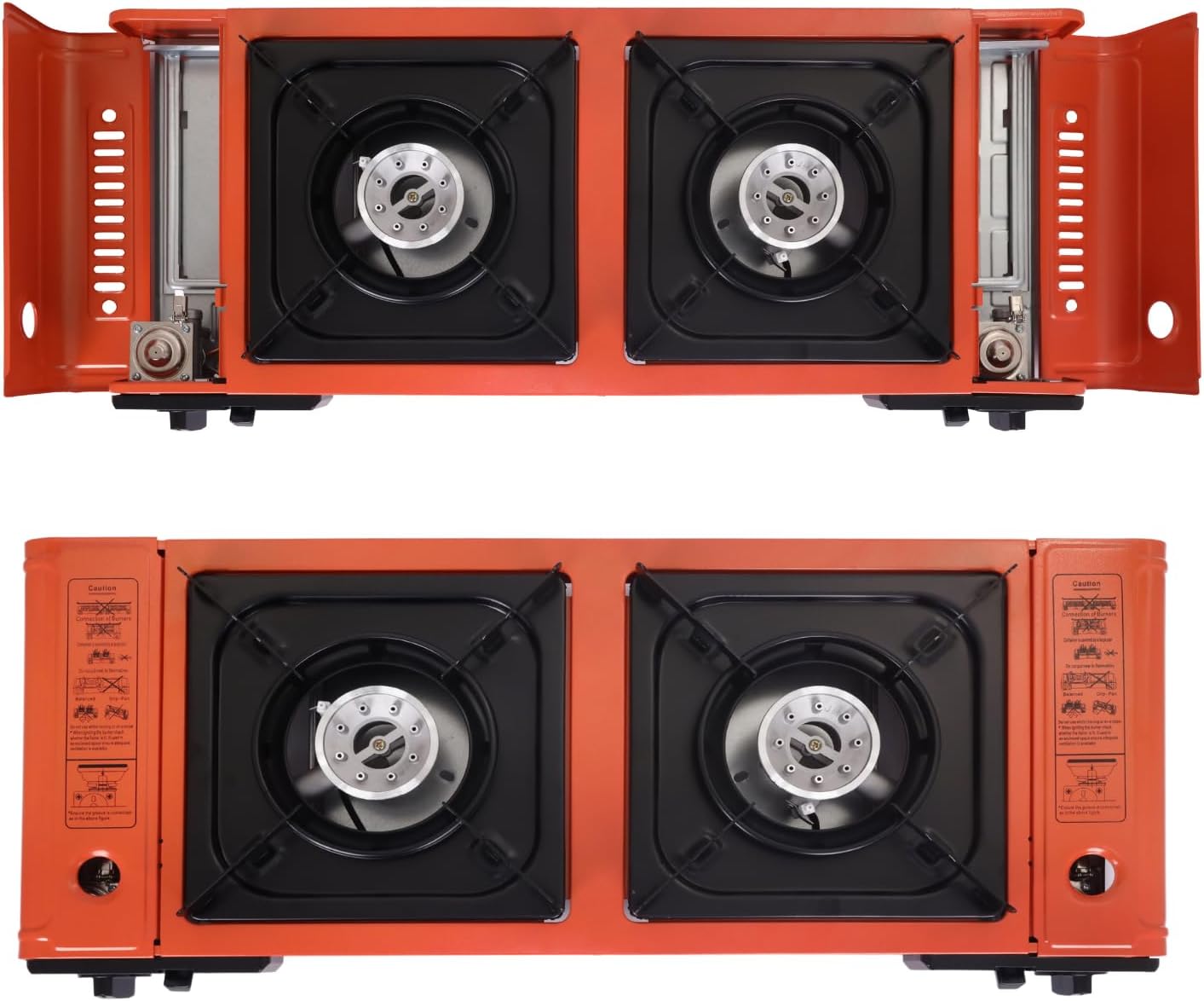 Flamekraft Portable Double Burner Gas Stove - Shop  Camp Stoves at  Trekaline