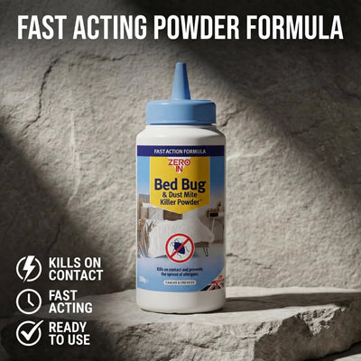 STV Zero In Bed Bug and Dust Mite Killer Powder 250 g