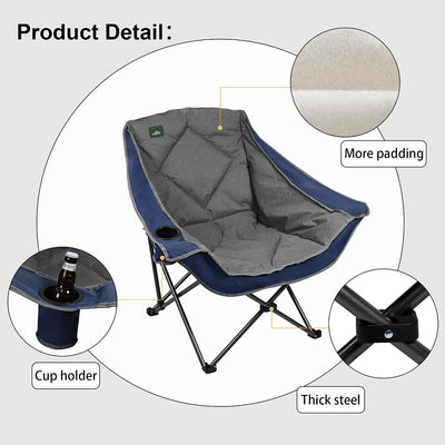 Procamp Magnum Heavy Duty Padded Camping Chair - Shop  Camp Chairs at  Trekaline