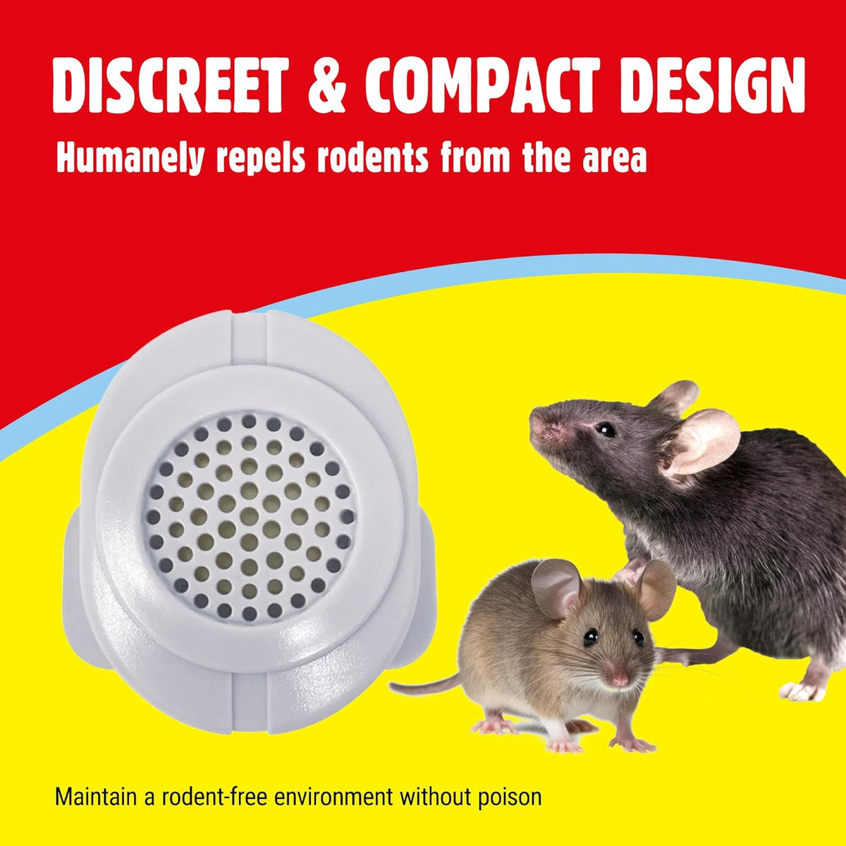 STV Big Cheese Mini-Sonic Mouse Repellent 3-Pack