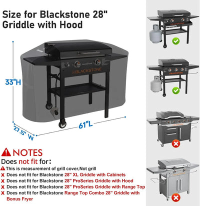Blackstone 28 Inch Griddle Hood Cover - Shop  Grill and Fire Pit Accessories at  Trekaline