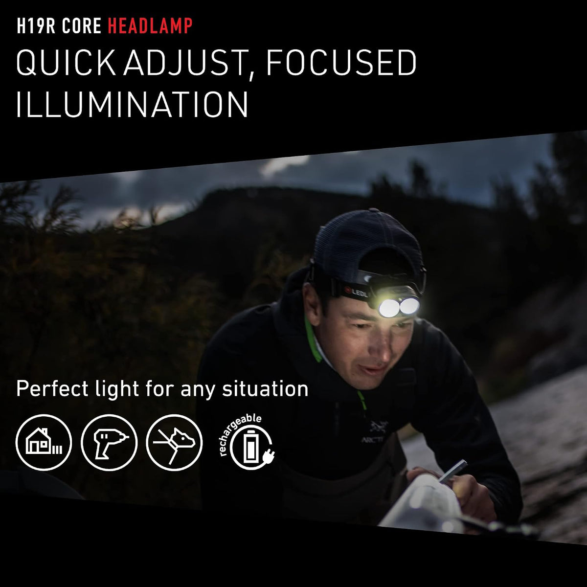 Ledlenser H19R Core Edition Rechargeable Headlamp - Shop  LED Headlamps at  Trekaline