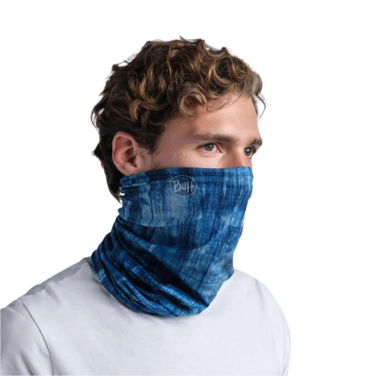 Buff Original EcoStretch Neckwear Wane Dusty Blue