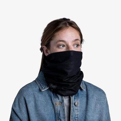 Buff Reversible Polar Fleece Solid Black
