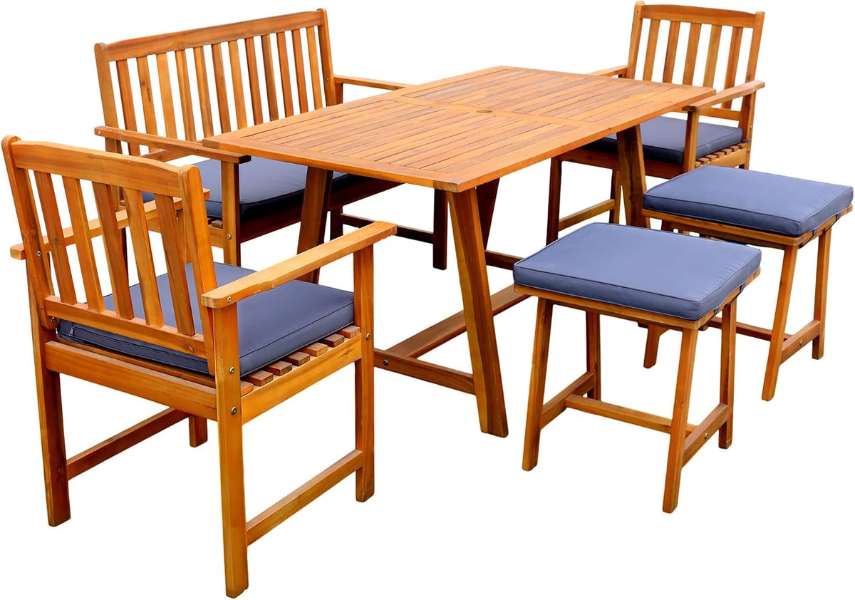 Procamp Rochester Casablanca Wooden Lounge Set - Shop  Camping Table Sets at  Trekaline