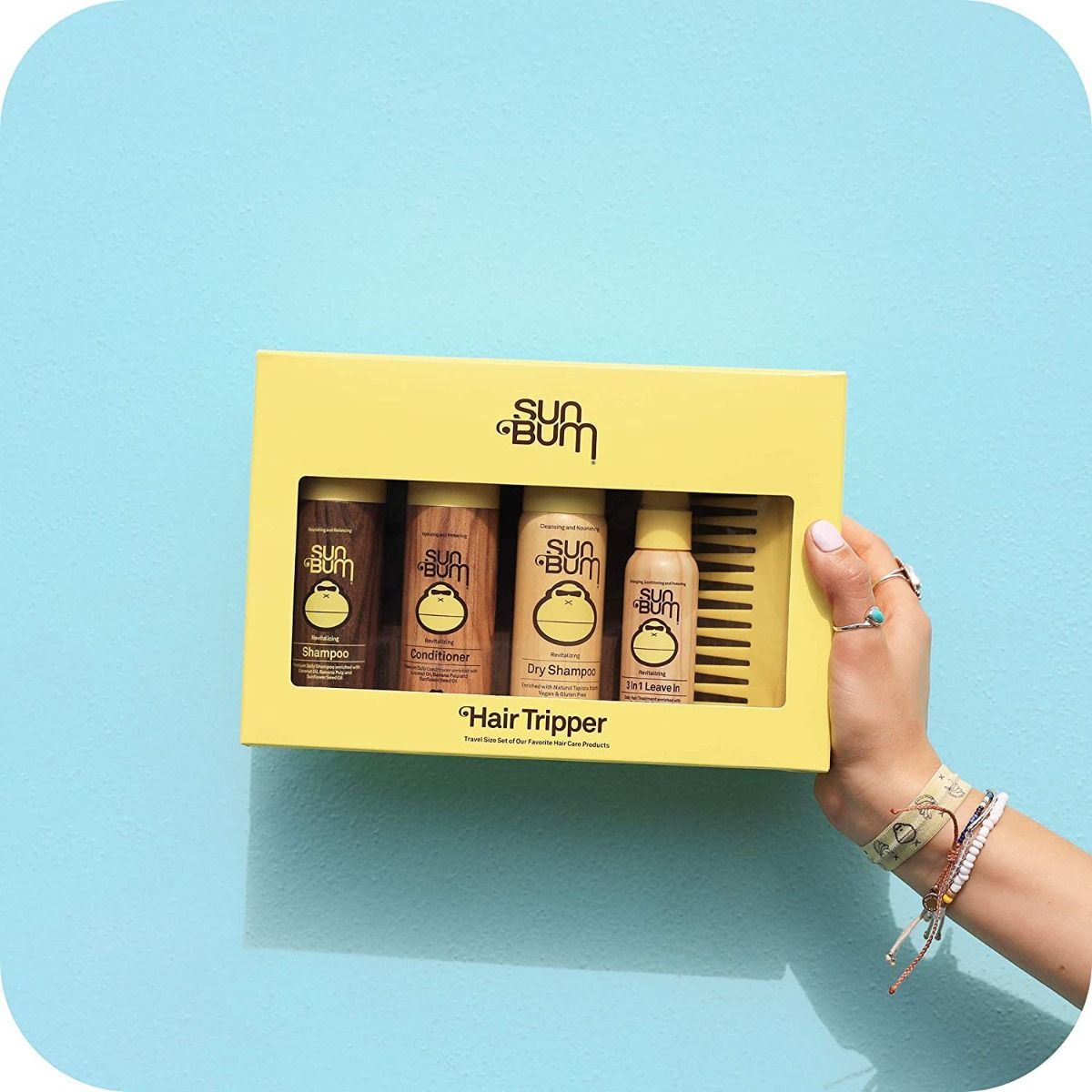 Sun Bum Hair Tripper Travel Size Hair Care Kit