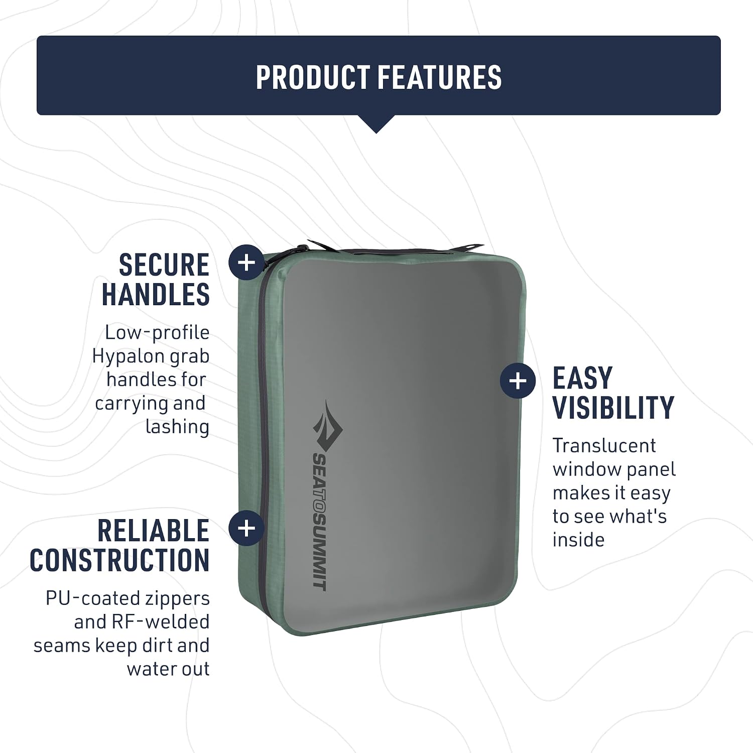Sea to Summit Hydraulic Packing Cube - Shop  Waterproof Cases at  Trekaline
