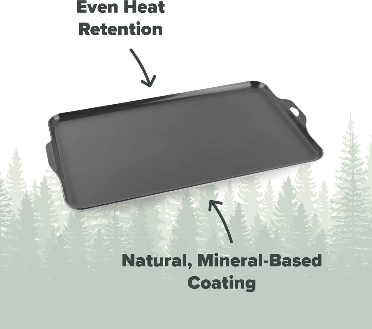 Coghlan's Non-Stick Aluminum Camp Griddle - Shop  Griddles at  Trekaline