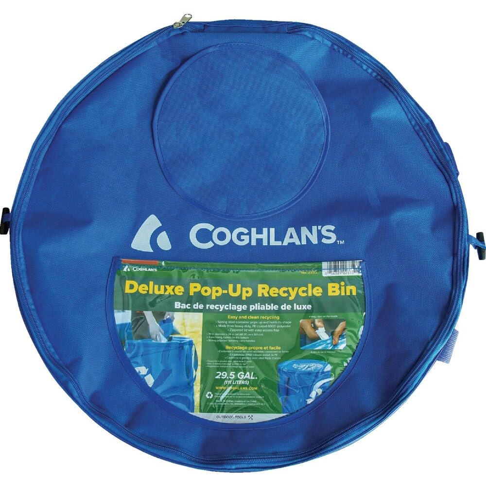 Coghlan's Deluxe Pop-Up Recycle Bin - Shop  Bins & Multi Tubs at  Trekaline