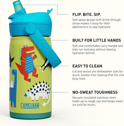 Camelbak Thrive Flip Straw Bottle 12 oz - Kids - Shop  Water Bottles at  Trekaline