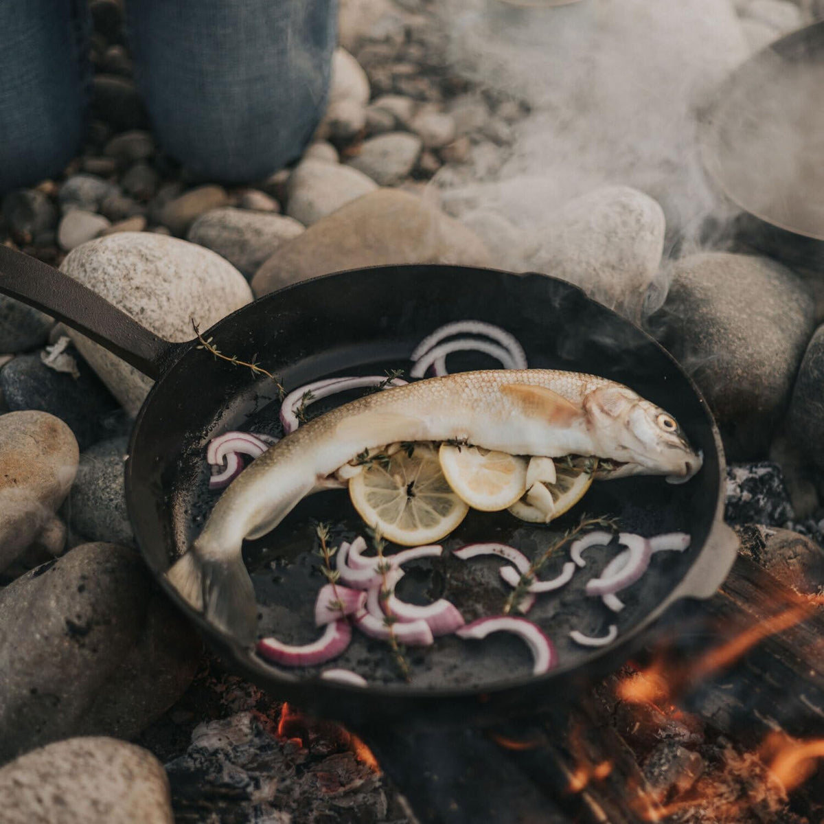 Barebones All in One Cast Iron Skillet - Shop  Frying Pans at  Trekaline