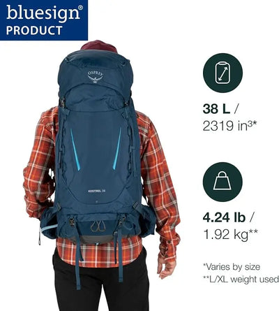 Osprey Kestrel 38 Backpacking Pack - Men - Shop  Backpacking Packs at  Trekaline